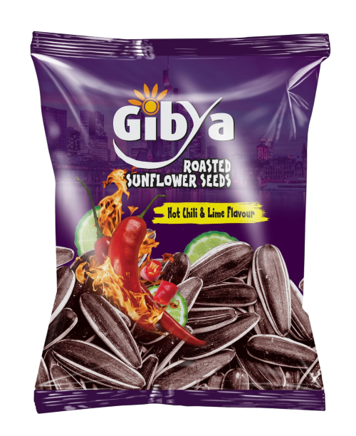 Gibya - Sonnenblumenkerne Hot Chili & Lime Flavour 100 g