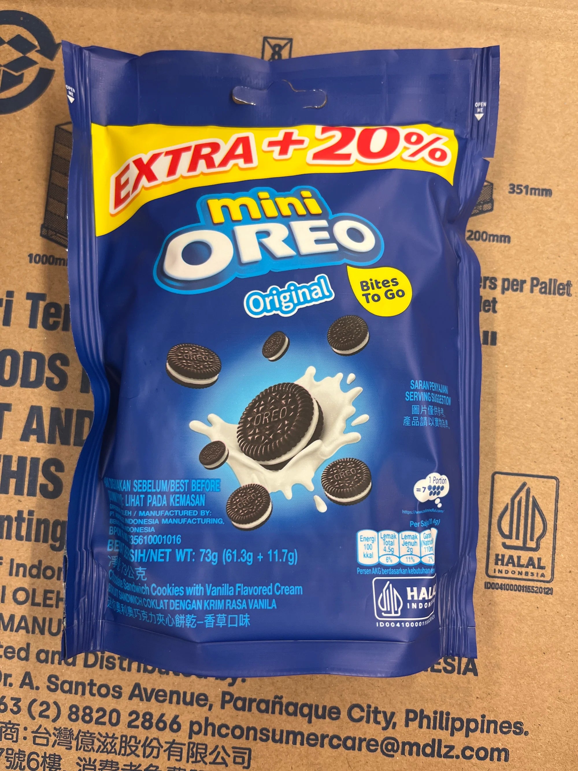 Mini Oreo - Original Bites To Go 61,3 g