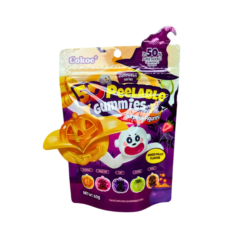 Cokoc - 5D Peelable Gummies Mixed Fruit Halloween 60 g