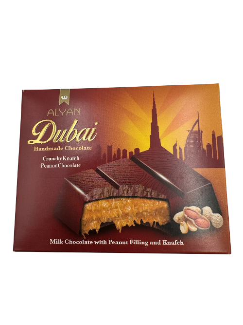 Alyan - Schokolade nach Dubai Art Erdnuss 100 g | Snack Attack