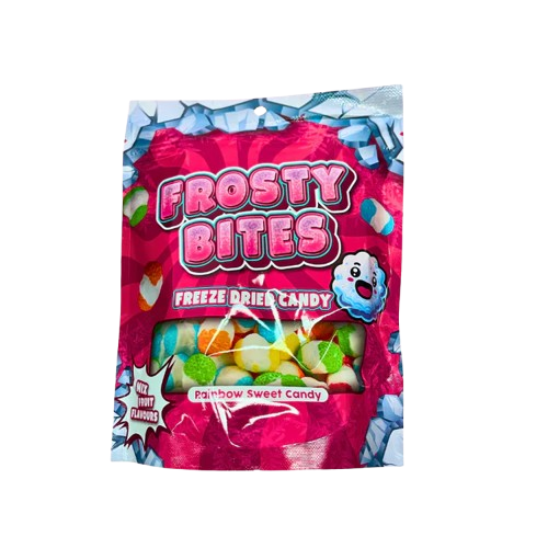 Frosty Bites - Freeze Dried Candy - Gummy Rainbow Sweet Candy 50 g