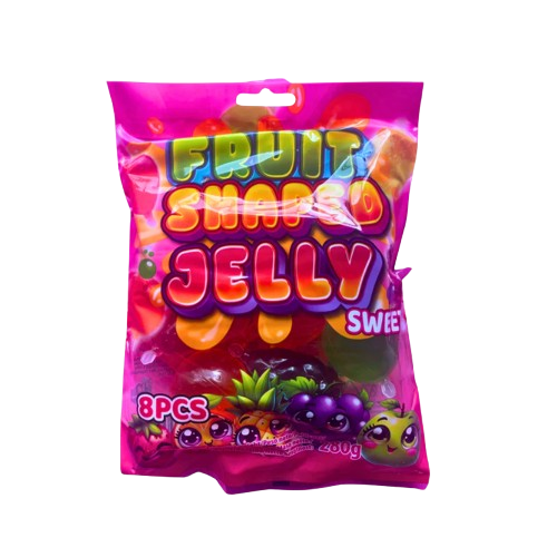 Fruit Shaped Jelly Sweets 8pcs 280g