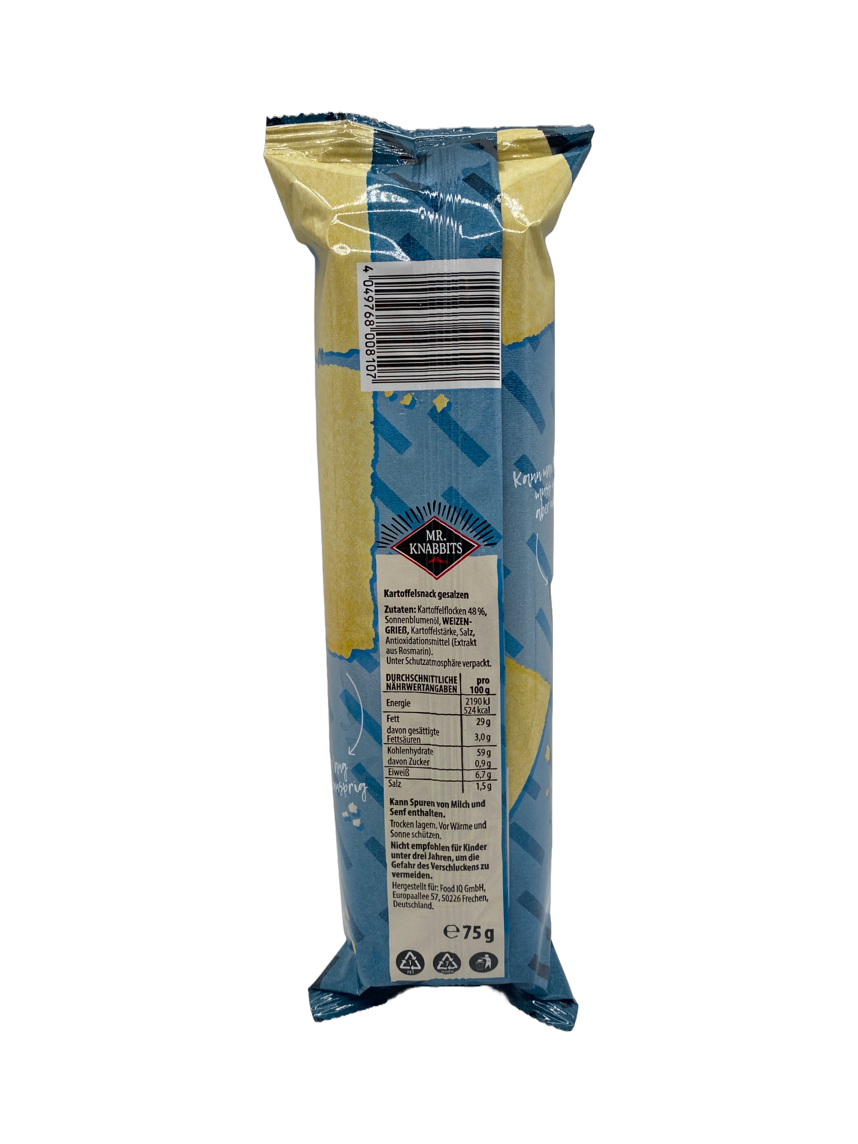 Mr.Knabbits - Long Chips Original Style 75 g