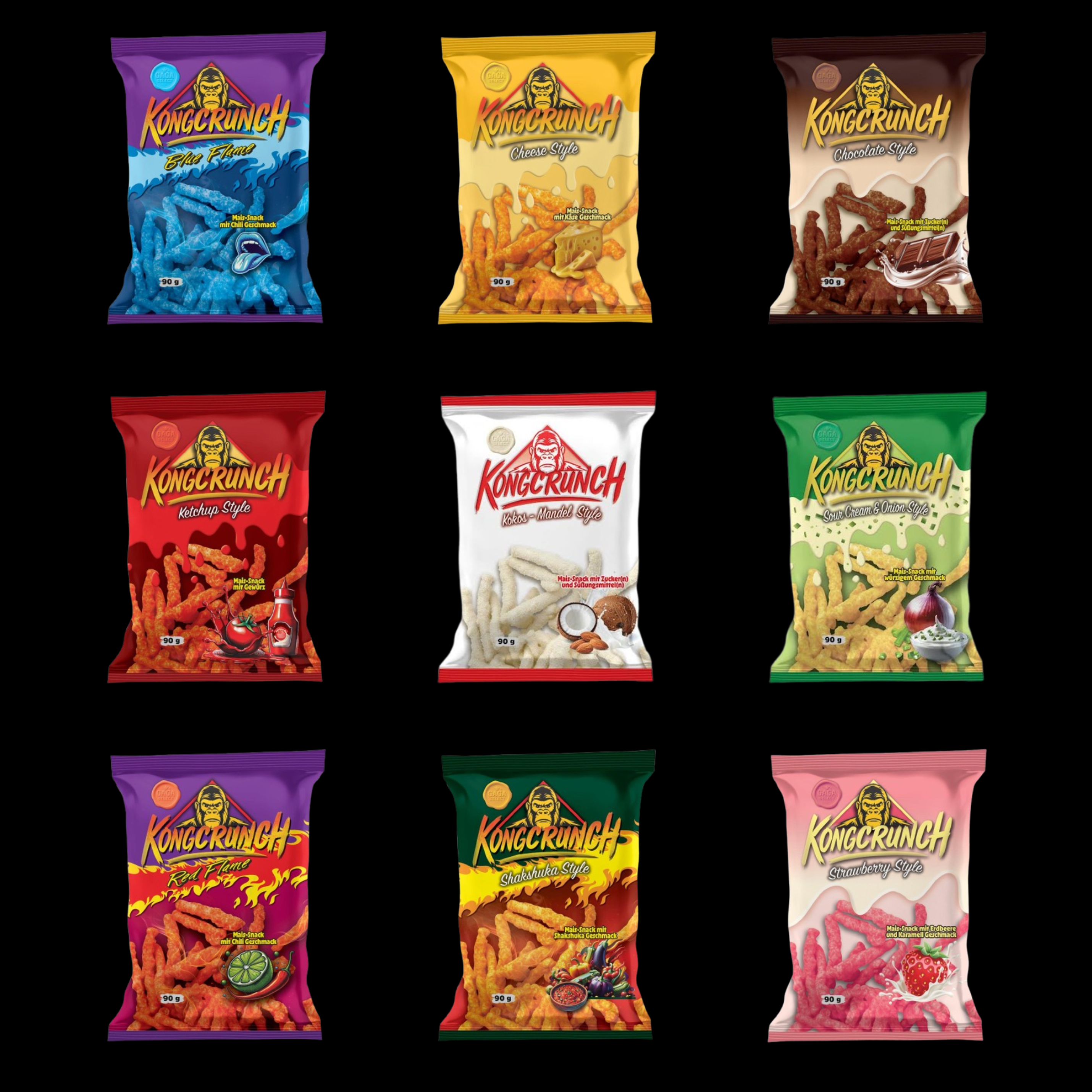 KongCrunch 90g - Verschiedene Sorten