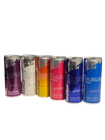 Red Bull Energy Drink - Verschiedene Geschmacksrichtungen