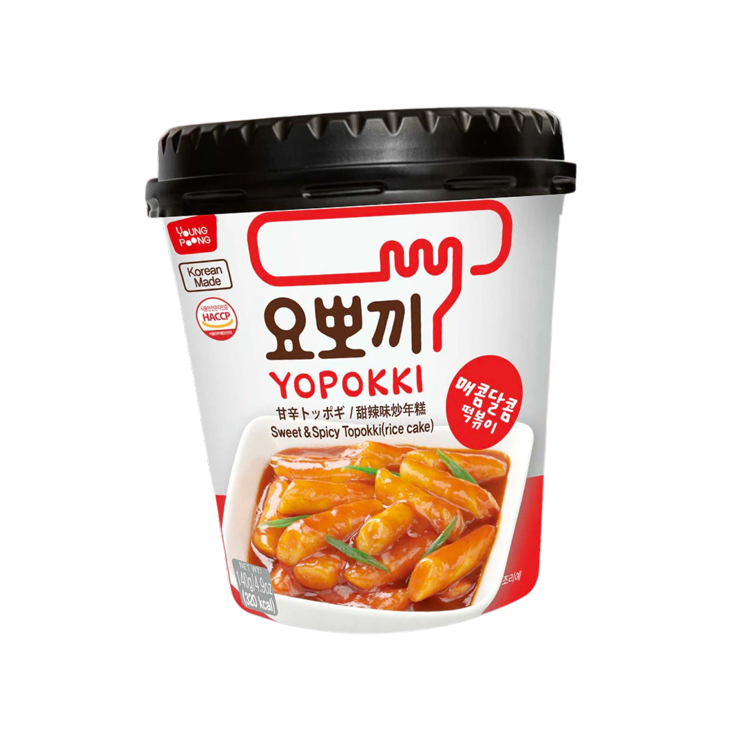 Yopokki - Sweet & Spicy Topokki / Tteokbokki 140 g